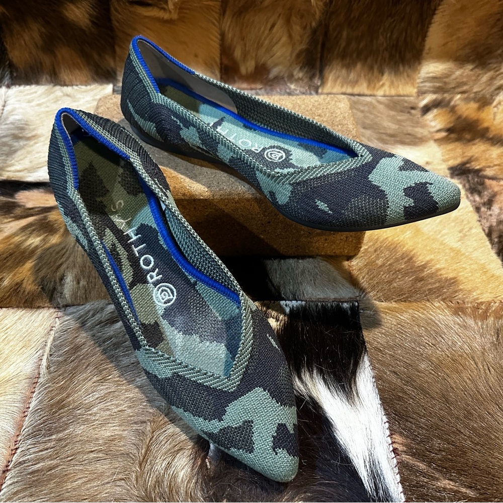 Rothy's Camouflage Women's The Point Flats